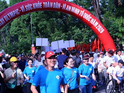 Sôi động Ngày chạy Olympic Vì sức khỏe toàn dân tại TP.HCM