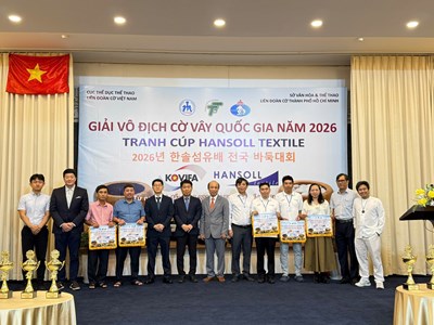 Khởi tranh Giải vô địch cờ vây, cờ vây trẻ Quốc gia 2026 