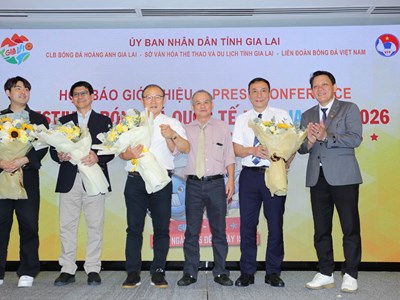 12 đội tham dự Festival Bóng đá quốc tế U14 Gia Lai 2026