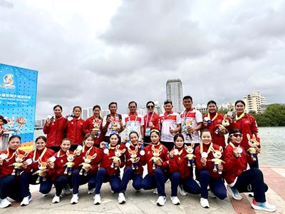 Đua thuyền rồng Việt Nam giành HCB tại Đại hội Thể thao bãi biển châu Á 2026
