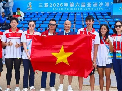 Bơi Việt Nam giành thêm HCB tại Đại hội Thể thao bãi biển châu Á