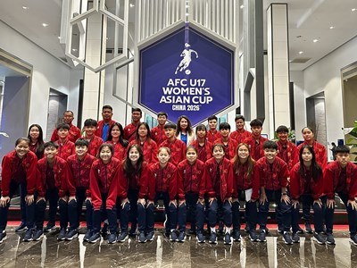 U17 nữ Việt Nam bắt đầu hành trình tại VCK Giải U17 châu Á 2026 