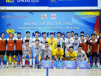 Chánh Hưng Thái Sơn Nam vô địch Giải futsal Đại hội TDTT TP.HCM 2026