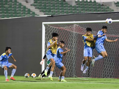 U17 Việt Nam tích cực chuẩn bị cho trận ra quân gặp U17 Yemen