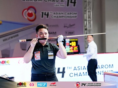 Bao Phương Vinh đánh bại cơ thủ số 1 thế giới tại giải châu Á