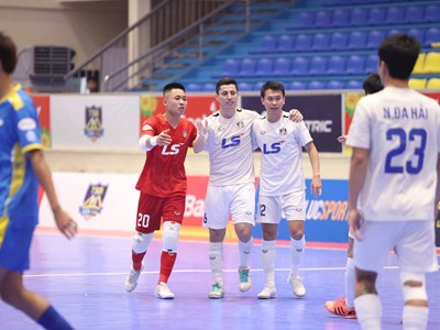Thái Sơn Bắc vươn lên dẫn đầu Giải futsal VĐQG 2026