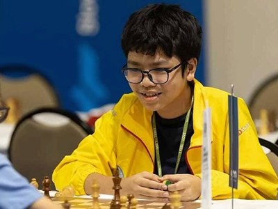 Kì thủ trẻ Đầu Khương Duy bất bại tại Giải cờ vua vô địch châu Á 2026