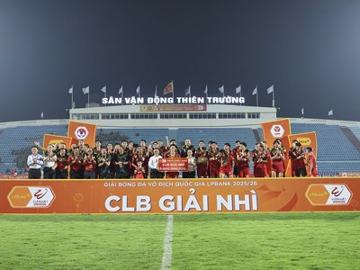 Xác định thứ hạng chung cuộc tại V.League 2025/26