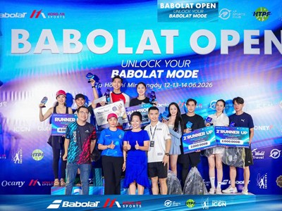 Đã tìm ra những nhà vô địch tại Giải tennis – pickleball Babolat Open Cup 2026 