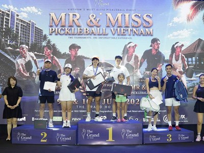 Giải Mr & Miss Pickleball Vietnam 2026 khởi tranh, xác định nhà vô địch đầu tiên