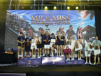 Giải Mr & Miss Pickleball Vietnam 2026 tìm ra nhà vô địch đồng đội, kết thúc thành công tốt đẹp