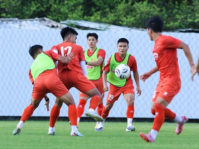 Đội tuyển Việt Nam hoàn thiện chiến thuật trước trận ra quân ASEAN Cup 2026