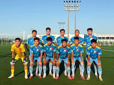U20 Việt Nam thắng đậm trận đấu thứ hai trong chuyến tập huấn tại Nhật Bản