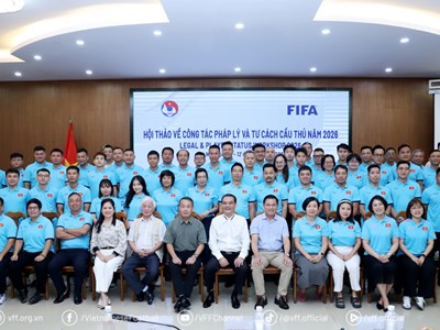 Khai mạc Hội thảo pháp lý và tư cách cầu thủ năm 2026
