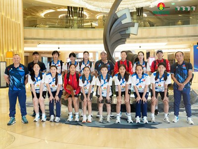 Đội tuyển bóng chuyền nữ Việt Nam đến Trung Quốc, sẵn sàng cho giải châu Á 2026