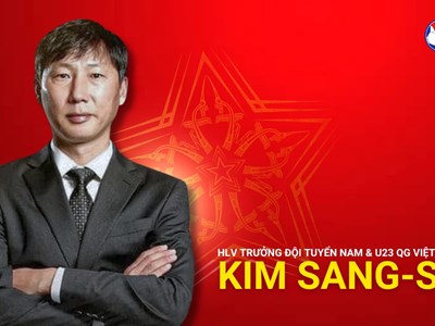 Ngày 6.5, LĐBĐVN sẽ công bố ông Kim Sang-sik là HLV trưởng đội tuyển Quốc gia