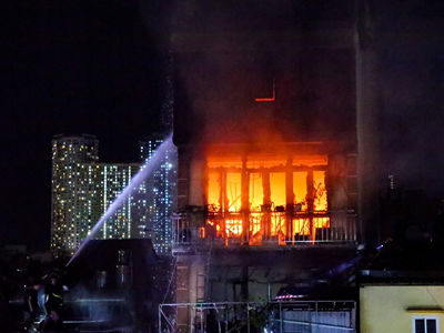  Báo động đỏ cháy nổ trong khu dân cư