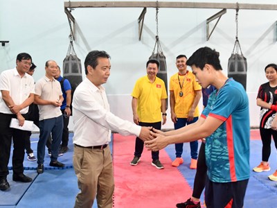  Kịp thời khích lệ các VĐV trước khi lên đường dự Olympic Paris