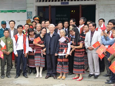 Nhà lãnh đạo của Đảng luôn quan tâm đến công tác văn hóa và văn học, nghệ thuật