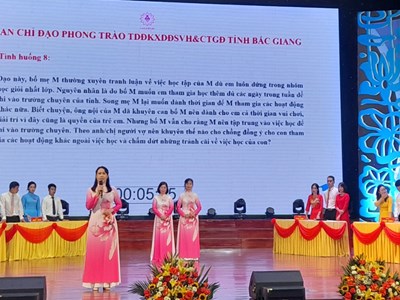  Hiệu quả từ Hội thi tìm hiểu kiến thức phòng, chống bạo lực gia đình