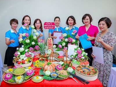 Hội thi nấu ăn với chủ đề “Gia đình hạnh phúc”