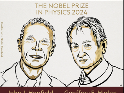 Giải Nobel Vật lý 2024 vinh danh công trình nghiên cứu về trí tuệ nhân tạo
