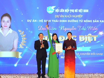  Phụ nữ tham gia khởi nghiệp với các dự án chuyển đổi xanh