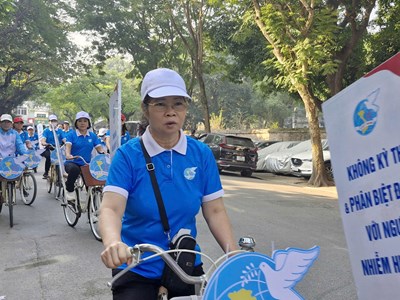 Phụ nữ Thủ đô chung tay hưởng ứng Tháng hành động Quốc gia phòng, chống HIV/AIDS năm 2024