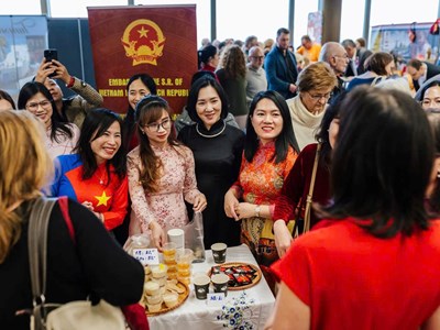 Ấn tượng với gian hàng Việt Nam