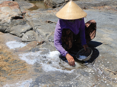 Vùng làm muối cổ xưa của cư dân văn hóa Sa Huỳnh