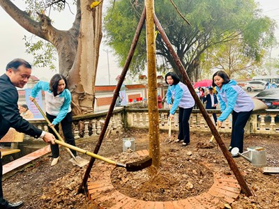  Phát động Tết trồng cây “Phụ nữ vun trồng tương lai” Xuân Ất Tỵ 2025