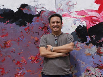 Miên man hình thể trên lụa - Dấu ấn Bùi Tiến Tuấn