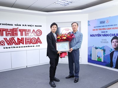 Nhạc sĩ Nguyễn Văn Chung là Đại sứ Giải thưởng Thiếu nhi Dế Mèn 2025