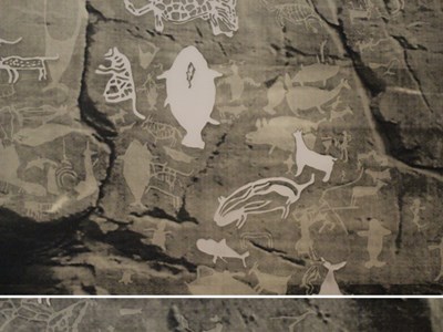  Độc đáo bộ tranh khắc đá và chữ tượng hình của Hàn Quốc