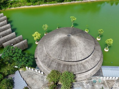  Độc đáo kiến trúc nhà tre gần Vườn Quốc gia Cúc Phương