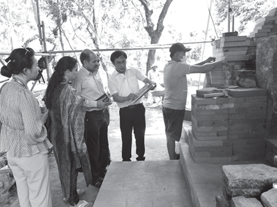  Ấn Độ đánh giá cao việc hợp tác trùng tu nhóm tháp E, F Mỹ Sơn