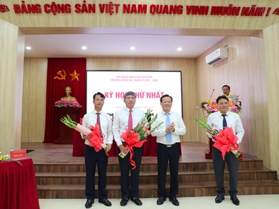  Tổ chức thành công Kỳ họp thứ Nhất, HĐND lâm thời nhiệm kỳ 2021- 2026