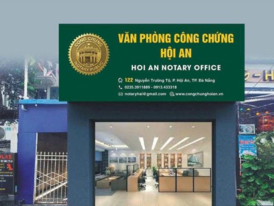 Văn phòng Công chứng Hội An