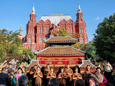 Nghệ thuật múa rối Việt Nam chinh phục khán giả Nga