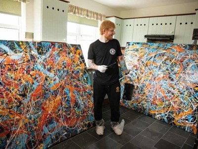 Ca sĩ Ed Sheeran ra mắt triển lãm tranh đầy bất ngờ
