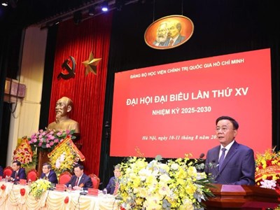 Đại hội Đảng bộ Học viện Chính trị quốc gia Hồ Chí Minh lần thứ 15