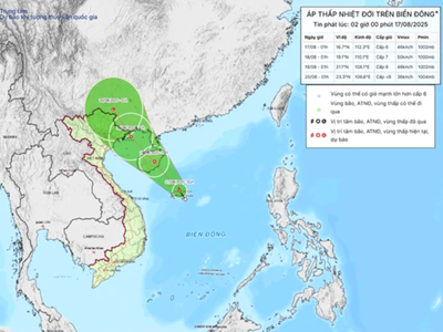 Các tỉnh miền Bắc nào sẽ bị ảnh hưởng bởi áp thấp nhiệt đới?