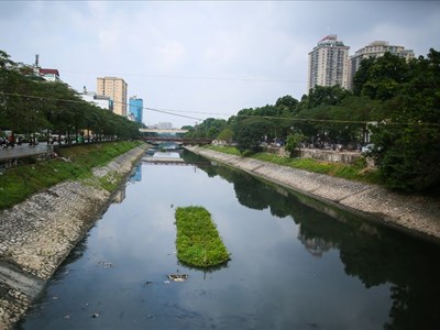 “Giải mã” công nghệ làm sạch sông Tô Lịch