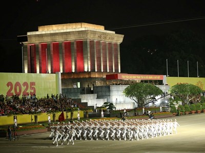 Lộ trình dự kiến các khối diễu binh, diễu hành A80