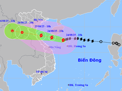 Bão số 5 mạnh ngang bão Yagi