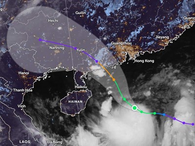 Bão số 7 dự kiến đổ bộ vào đất liền, gây mưa dữ dội