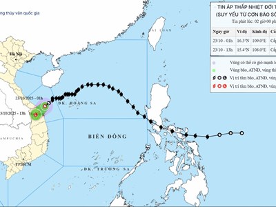Bão số 12 Fengshen suy yếu, miền Trung tiếp tục mưa lớn