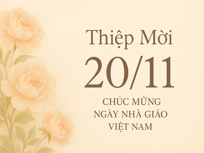 Cách tạo thiệp chúc mừng 20.11 bằng AI