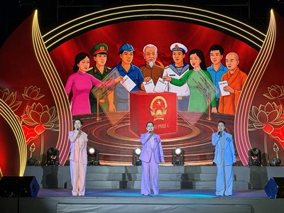Lan tỏa thông điệp về ý nghĩa cuộc bầu cử