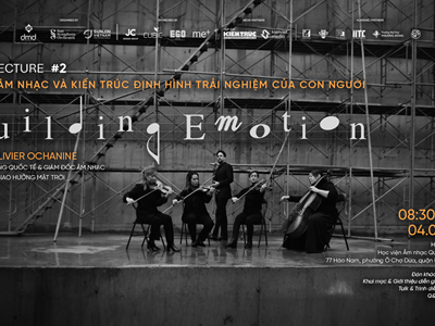 Điều gì sẽ xảy ra khi kiến trúc có thể “cất tiếng hát” và âm nhạc có thể “chạm” vào?